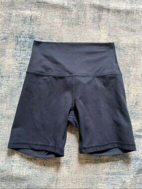Lululemon True Navy Blue Align Short 6" Inseam Size 4